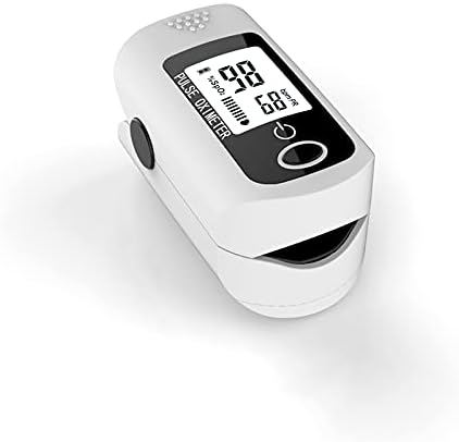 Active Pixel by Beaver Swadesi Finger Tip Pulse Oximeter, Multipurpose Digital Monitoring Pulse Meter Rate & SpO2 with OLED Digital Display [Battery Included] - White (X1805)