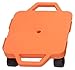 Cosom Scooter Board, 12 Inch Children's Sit & Scoot Board With 2 Inch Non-Marring Nylon Casters & Safety Guards for Physical Education Class, Sliding Boards with Safety Handles, Orange
