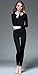 Vinconie Thin Thermal Underwear for Women Long Johns Set Scoop Neck Base Layer