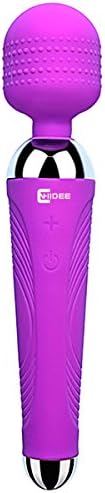 CNHIDEE Vibrator Massager Wand Handheld Magic Body Cellulite Foot Hand Neck Back Head Massage Mini Cordless Vibrating Portable Waterproof Multi-Speed 10X Rechargeable Silicone Muscle Sport Recovery