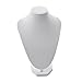 White Bust Necklace Jewelry Display Stand 26cmx19cm(10 2/8