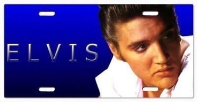 Personalized Design Elvis Presley The King Prints Custom Front Car License Plate Metal Car Tag 12 X 6 Inch