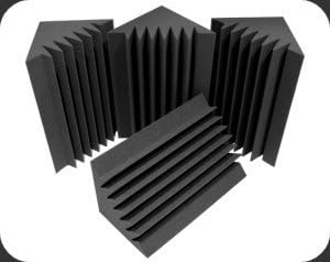 Acoustic Foam provides better soundproofing Prime Condition. use in recording studios, control rooms, Professional Acoustic Foam 8 Corner Bass Trap/absorber - 12" X 12" X 24" Acoustic Sound Foam Kit