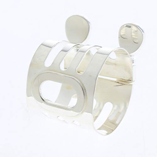 Gold Happy Practical DIY Alto Saxophone Mouthpiece Clip Woodwind Instrument Accessory for Saxophonist Beginners