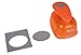 Rayher Oval Motive Puncher for Paper Upto 200 g/m sq, Orange, 8 cm Wide, 3-Inch