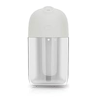 Richgv Cool Mist Humidifier Desktop Humidifiers Mini with Night Light for Bedroom, Car, Travel, Office, Auto Shut Off Creamy White