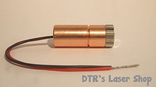 6W NUBM44 450nm Laser Diode In Copper Module W/Leads & G-2 Glass Lens