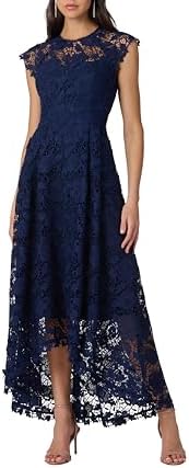 shoshanna laila lace dress Midnight Ellie Dress