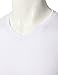 H2H Mens Casual Slim Fit Long Sleeve V-Neck T-Shirts White US L/Asia XL (KMTTL0374)