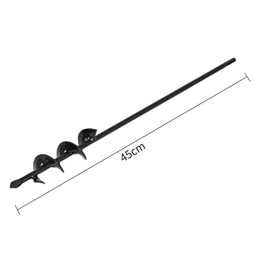 Beyonds Garden Soil Cultivator, Hand Drill Digger Auger - 1.57 inch Wide and 17.7 inch Long - for Planting Seedlings and Bulbs