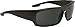 SPY Optic Piper, Rectangular Wrap Sunglasses, Color and Contrast Enhancing Lenses, Matte Black - Grey Polarize Lenses
