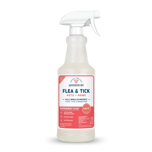 Wondercide Flea, Tick & Mosquito Spray for Dogs, Cats, and Home Flea and Tick Killer
