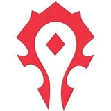 World Of Warcraft Horde Symbol Vinyl Decal Sticker|RED|Cars Trucks Vans SUV Laptops Wall Art|6.5