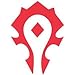 World Of Warcraft Horde Symbol Vinyl Decal Sticker|RED|Cars Trucks Vans SUV Laptops Wall Art|6.5