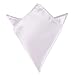 I-MART 12 Pcs Mens Solid Mixed Color Pocket Square Wedding Handkerchiefs