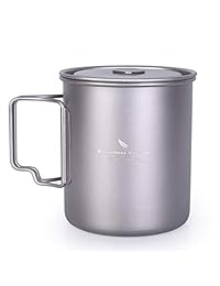 iBasingo   Bote de titanio para colgar con tapa, 7