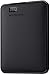 WD 1TB Elements Portable External Hard Drive - USB 3.0 - WDBUZG0010BBK-WESN,Black
