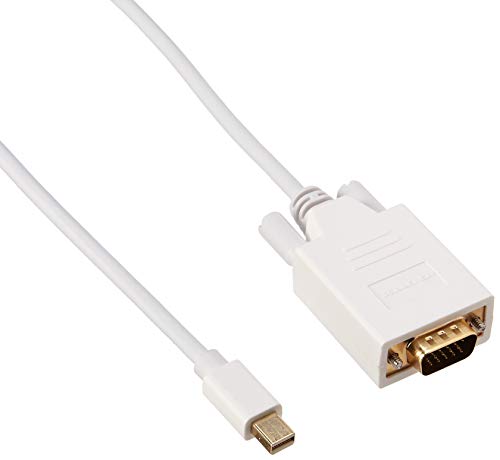 Monoprice 106005 15-Feet 32AWG Mini Display Port to VGA Cable - White