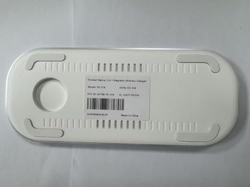 Cargador inalámbrico 3 en 1, estación de carga plegable para Magsafe para iPhone 17/Air/16/15/14/13/12 Serie, Apple Watch 11/10/9/8/7/SE 3/SE 2/SE/6/5/4/3/2/1/Ultra 3/Ultra 2/Ultra, AirPods pro/2/3/4