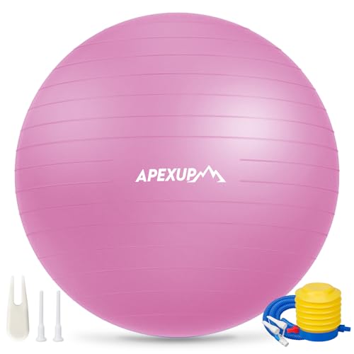 APEXUP Yoga Ball 660 lbs Anti-Burst Exercise Ball