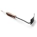 Barebones Square Hand Hoe - Garden Hoe for Weeding with a Long Handle - Japanese Gardening Tool, Sickle Garden Tool (Black/Walnut)
