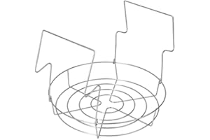 Pro Series Stainless Steel Canning Rack, Foldable Water Bath Rack with Anti Slip Handles for Mason Ball Jars, Rustproof and S