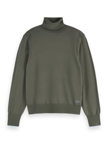 Scotch & Soda Rollkragenpullover mit lockerer Passform, Thymian U360, XS