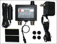 【クリックで詳細表示】第一電波工業 ダイヤモンド 0.5MHz？1500MHz帯受信用プリアンプPOWER OFFスルー回路付 DMAX50