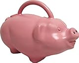 Pig Watering Can,  Pink, 1.75 Gallons
