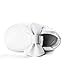 DESDEMONA Bow PU Leather Baby Boy Girl Infant Toddler Pre-walker Crib Shoes (M(5.11inches), White)