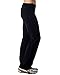 Alki'i Luxurious Cotton Lycra Fold Over Yoga Pants, Black XL