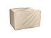 Covermates Outdoor Modular Club Chair Cover - Water Resistant Polyester, Drawcord Hem, Mesh Vents, Seating and Chair Covers-Khaki