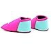 SUIEK Baby Boys Girls Swim Water Shoes Infant Pool Beach Sand Barefoot Aqua Socks (Rose Red, Small)