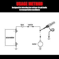 Ajxn 1 PC Car Voltage Long Probe Circuit Test