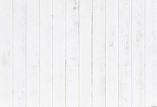 Kate 8x5フィート ホワイト レトロ 木製 ラバー 写真 フロア ドロップ 素朴な木製テクスチャー フロアマット