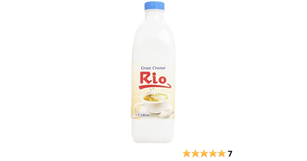 Rio - Leche Gran Creme - Botella 1,5 L : Amazon.es ...