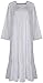 The 1 for U Cotton Nightgown With Pockets - White
