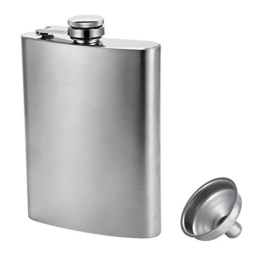 Hip Flask for Men Liquor Flask Stainless Steel Leak proof Flask with