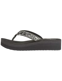 Skechers Vinyasa Chevron - Tanga para mujer, Gris, 7