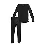 Habit Rags Best Organic Bamboo Cotton Long John Thermal Pajama Set for Big Boys, Girls, Toddlers and Kids Size 2 to 16