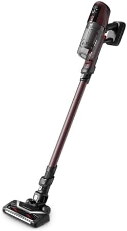 X-Pert 6.80 kabelloser Akku-Stabstaubsauger, leistungsstarke 100 AW, Lange Laufzeit bis zu 60 min, LED-Düse, als Handstaubsauger nur 1,4 kg, inkl. Tierhaar-Zubehör, Weinrot, RH6483E0