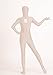 WOLF UNITARD Bodysuit Zentai Unitard with Face Open Large Flesh