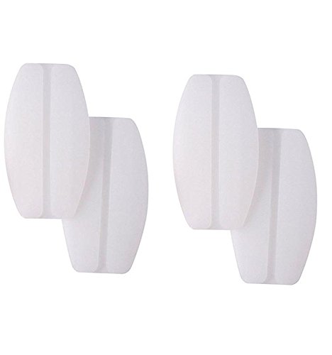 Silicone Bra Strap Cushions Soft Holder Non-slip Shoulder Protectors Pads 2 Pairs … (White)