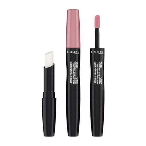 Rimmel, Lasting Provocalips, Labial fijo, 220 Come up roses, Paso 1: 2,3mL, Paso2: 1,6g