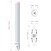 Kealive Cabinet Lighting, Wireless Portable Rotating 3 Modes with Magnetic Base for Closet Kitchen Attic Corridor Basement, 50lm, White