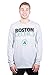 Ultra Game NBA Boston Celtics Mens Supreme Long Sleeve Pullover Tee Shirt, Heather Gray, X-Large