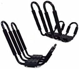 2 Pairs Snowboard Kayak Carrier Boat Canoe Surf Ski Board Roof Top Mounted Rack US Ship