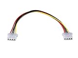 Monoprice Molex(5.25 Female) / Molex(5.25 Female), Int. DC Power Cable - 12 Inch