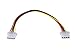 Monoprice Molex(5.25 Female) / Molex(5.25 Female), Int. DC Power Cable - 12 Inch primary