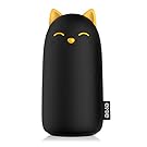 EMIE Kitten 10000mAh Portable Charger,5V 2.1A Cartoon Cute Cat Fast Charging Power Bank USB Battery Pack External Battery for iPhone 8 X 7 Plus 6 6S Plus 5S Samsung iPad and more